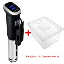 수비드 기계 조리 머신 biolomix 2.55 세대 ipx7 방수 진공 밥솥 침수 순환기 led 디지털 디스플레이로 정확한 요리, 수비덴 용기, 협력사, 나