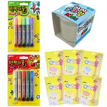 [아모스 공식몰] 아모스 반짝 버터슬라임 만들기 4종 (아이슬라임 키즈 투명 22oz+ 반짝이풀 메탈릭 컨페티 중 택1 + 아이솜 6종 중 2개), 8 아이슬라임키즈 투명 22oz+컨페티+연초록+하늘
