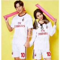 17 18 AC밀란 어웨이 축구 유니폼 단체