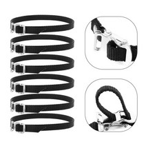 자전거페달교체 미끄럼방지 도로 6 Pcs Exercise Pedal Strap Kids39 Bicycles Replacement Bike Straps Non-slip Toe, [01] Black