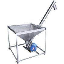 원료 파우더 이송장치 스크류 분체 분말 이송장치, 160mm 직경 아연 도금 1 미터