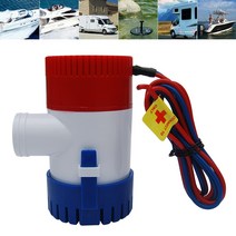 모터 펌프 가정용 농업용 소형 수중 워터 뜨거운 판매 빌지 12v 24v 750gph 1100gph 보트 수상 비행기 주택 하우스 보트에 사용되는 물, 빨간색