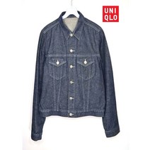 빈티지/ 유니클로 청자켓/여성M/데님/진청/브랜드/764b1