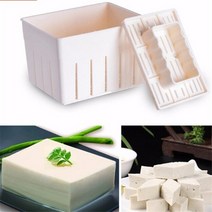 두부 틀 제조기 메이커 뜨거운 diy 플라스틱 두부 프레스 금형 수제 두부 금형 콩 두부 만들기 금형 치즈 천으로 주방 요리 도구 세트, 포함되지 않은 천