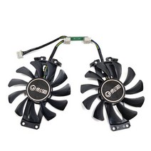 GTX660새로운 75MM 4PIN GA81S2U GTX 760 660 GPU 팬 GALAXY/KFA2 GeForce 그래픽 카드 냉각 팬, 02 2PCS-1LOT