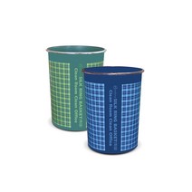 아카데미 실크링 휴지통 중 (8.4L), 청색