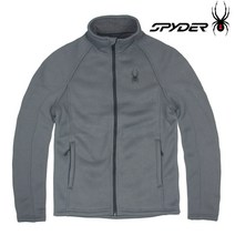 스파이더 남성 집업 자켓 그레이
