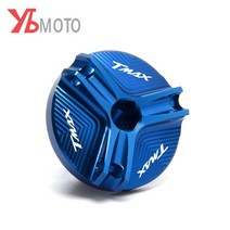 실내 튜닝 차량 몰딩 스티커 인테리어 오토바이 CNC 엔진 오일 캡 볼트 나사 필러 커버 야마하 T-MAX 500 S, 05 TMAX Blue