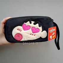 센스집 디즈니 짱구 캐릭터 필통 인형필통 파우치, 짱구_블랙