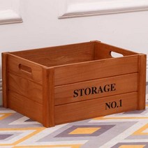 원목 공간 박스 컬러 칼라 나무 상자 브레드 1단 베란다 보관함 정리함 큐브 우드 캠핑장비정리 다용도 사과, 청동