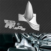 [해외]할리 투어링 일렉트라 글라이드 스트리트 글라이드 로드 글라이드 로드 킹 투어 글라이드 91-2020 용 오토바이 하단 전면 프레임 커버 크롬, 하부 프레임 커버