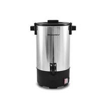 Elite Gourmet 커피메이커 커피머신 에스프레소 추출 아메리카노 드립 191982, 30 Cup_Stainless Steel