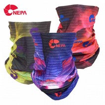 멀티스카프 여름스카프 버프 쿨스카프 자외선차단S-네파 멀티스카프, 레드