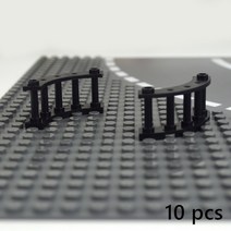 한글타자기 수동 옛날 레트로 빈티지 인테리어 소품 도시 친구의 집 MOC 부품 울타리 계단 사다리 빌딩 블, 27 10pcs