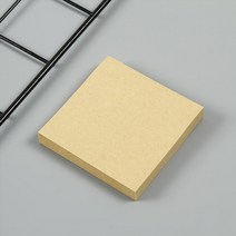 씨앤초이스 크라프트 화이트 점착메모지 80매 무지 모눈 줄지 포스트잇 문구 사무용품 노트 떡메모지, 20개입_크라프트무지