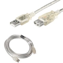velton USB 2.0 연장케이블 암-수 2.5M 투명연장선 AM-AF PC나 노트북의 USB기기를 길게 연결해서 사용하고 싶을때 투명색상으로 인테리어를 해치지 않고 USB연장가능, 1개