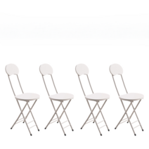 접이식 소형 테이블 회의용 원룸 사무실 책상 탁자, E 화이트(4개)