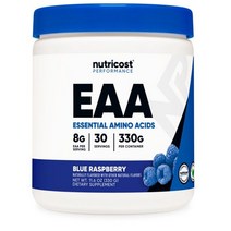 뉴트리코스트 EAA 파우더 330g 블루 라즈베리맛 30서빙, 단일옵션