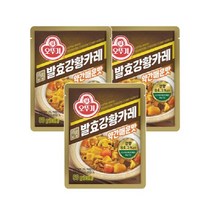 오뚜기 백세발효강황카레 약간매운맛 대용량 식당 업소 자취 1인가구 80g, 3개