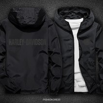 Harley Davidson 겨울용 두카티 야마하 할리데이비슨 바람막이 자켓 반사 상의 폴리에스터 오토바이, 재킷L 50-60kg, Z할리 블랙 블랙 사진