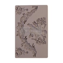 공예몰 Prima Marketing Re-Design Mould #645403 Divine Floral 캔들 석고방향제 빈티지 데코 실리콘 몰드
