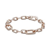 925 스털링 실버 겨울 Stil Mich Serie Armband Runde verliegelung Kette Frauen Mode Schmuck Geschenk, 02 17, 04 MB003
