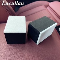 Lucullan 검은 색 자동차 유리 앞 유리 연마 울 바 지우개 왁스 필름 제거 셸락 닦아 탈지 청소 펠트 블록 먼지털이개, 스펀지