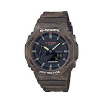 Casio 새로운 카시오 G-Shock GA-2100FR-5A 미스틱 포레스트 블랙 데이 다이얼 브라운 레진 시계
