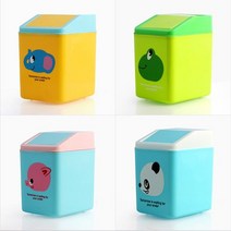 사무실 아이방 안방 카페 스윙 사각 미니 청소 용품 가정 영업 청결 깔끔한 튼튼한 휴지통 쓰레기통