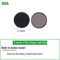 1 쌍 자전거 디스크 브레이크 패드 세미 금속 유압 디스크 브레이크 패드 시마노 SRAM AVID HAYES Magura 공식 스쿠터, 08A