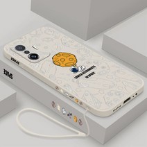우주 비행사 실리콘 전화 케이스 샤오미 미 11 라이트 5G NE 후면 커버 12s 울트라 12x12s 10 프로 끈이 있, 12 For Xiaomi 12S, 05 B-YK000305