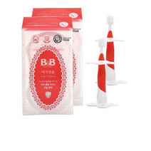 비앤비 아기칫솔 + 케이스, 10세트, 혼합색상