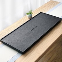 돌판 차상 퇴수기 트레이 차판 블랙스톤 전통 다기 다도 용품 세트, 단일사이즈, 50 15 3CM, 1개
