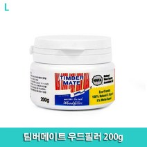 신나라-닷컴_팀버메이트 우드필러 200g 구멍메우기 상도도장 다용도 보수용품 균열 다양한조색 목재용 착색 보수재_ tlsskfk, 신나라_닷컴-옵션_브러쉬박스