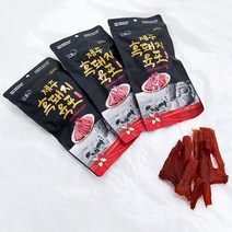 제주 흑돼지 육포 3상자, 9개, 80g