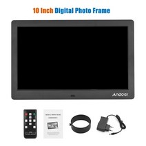 Andoer 17인치10인치 와이드 스크린 전자 원격 디지털 사진 액자 프레임, 10인치 1024x600, 우리 플러그