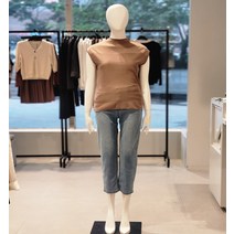 인동팩토리 반하이넥 반소매 니트 조끼 SSKVTL32510