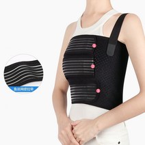 갈비뼈 보호대 여성 보호대옷 늑골 골프 남성 복대 여자 남자 어깨끈 주짓수 스포츠 운동용, 1215-보호대