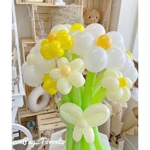 팩 유치원 이벤트 포토템 쇼핑몰 매장 장식 배치 생일기념일 선물 풍선꽃 재료, 풍선 꽃 재료 팩 11