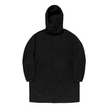 [천삼백케이] [베테제] 유틸 후디드 롱 윈드블럭 자켓 (블랙)