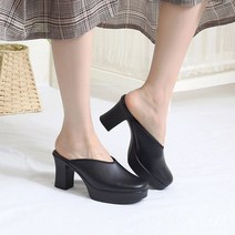 [KT알파쇼핑][아나이스] 제프런 가보시 뮬 슬리퍼 8cm