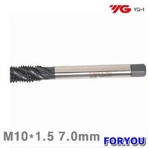 Foryou22674 와이지원 롱스파이럴탭 7mm 24mm 100mm 1개 탭 초경 절삭