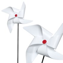 왕 바람개비 흰색, 10개