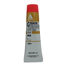 홀바인 수채물감 과슈 구아슈 물감 홀베인 아크릴라 폴리머 에멀젼 20ml 골드 D171