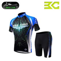 로스휠 BaseCamp BC-522 자전거의류 반팔져지 7부반바지, 레드화이트