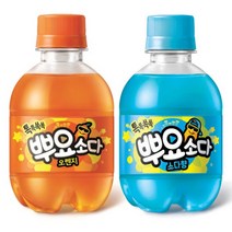팔도 뿌요소다 245ml 오렌지 24펫+소다향 24펫