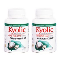 쿄릭 숙성마늘 추출물 카르디오베스큘라 1000mg 캐플릿 비건, 60개입, 2개
