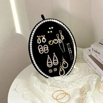 르샤스토어 귀걸이거치대 벨벳귀걸이거치대 쥬얼리쇼케이스, 블랙