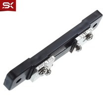 전압계 DC 0-100V 배터리 테스터 10A 레드 블루 듀얼 디스플레이 미니 LED 디지털 전류계 자동차 전압 미터, 06 50A Shunt