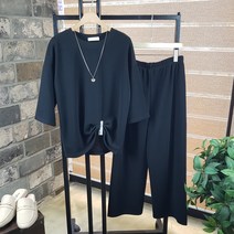 디바스타 여성용 내츄럴 꾸안꾸 밴딩 트레이닝 세트